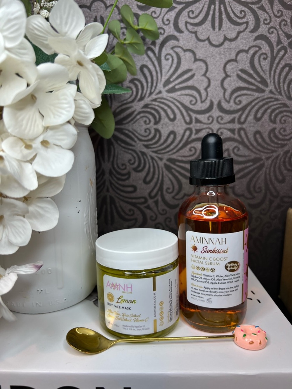 Jelly Face Mask & Sunkissed Vitamin C Boost Facial Serum Set